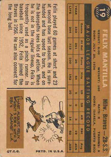 1960 Felix  Mantilla