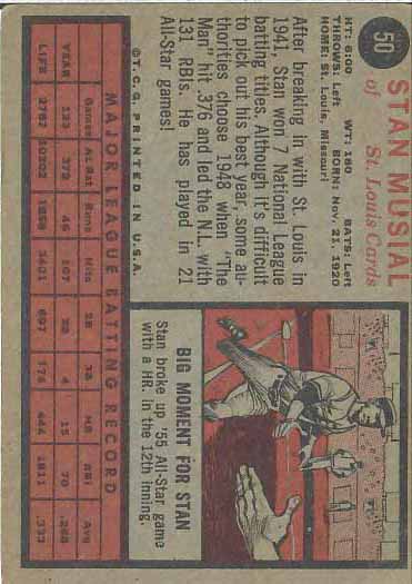 1962 Stan  Musial