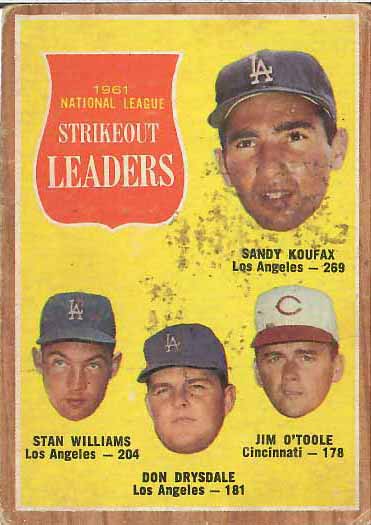 1962 1961 National League Strikeout Leaders