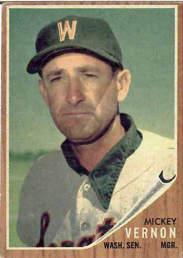 1962 Mickey  Vernon
