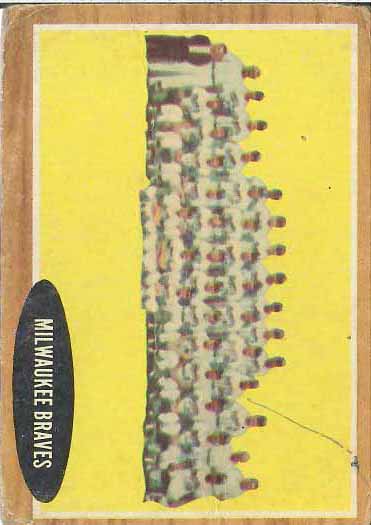 1962 Milwaukee  Braves TC