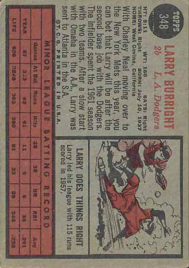 1962 Larry  Burright