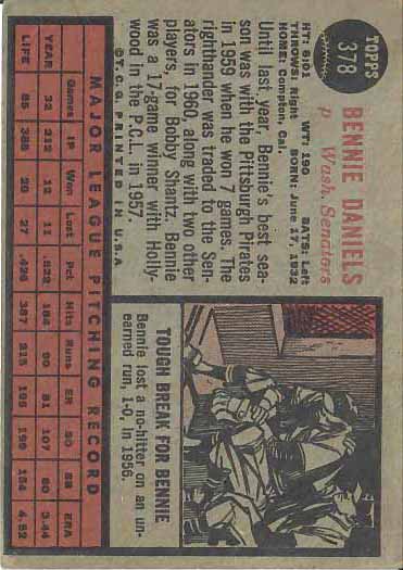 1962 Bennie  Daniels