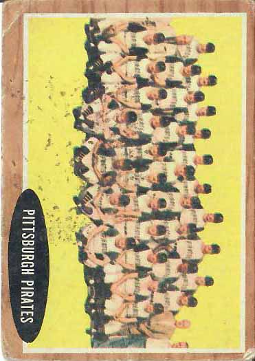 1962 Pittsburgh  Pirates TC
