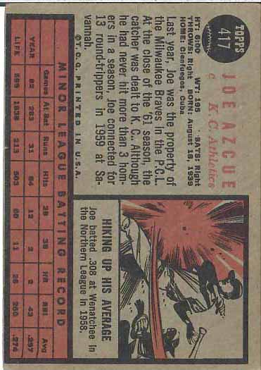 1962 Joe  Azcue