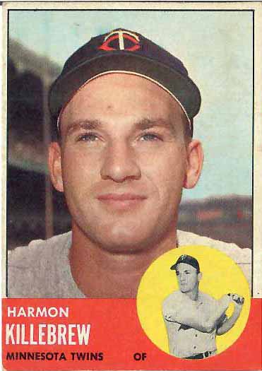 1963 Harmon  Killebrew