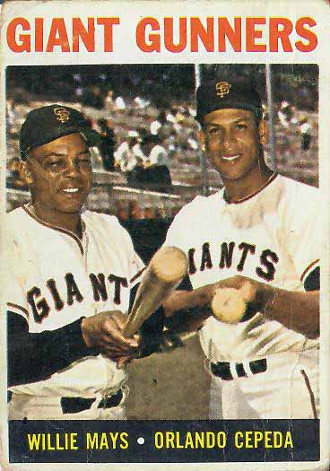 1964 Giant  Gunners (Willie Mays / Orlando Cepeda)