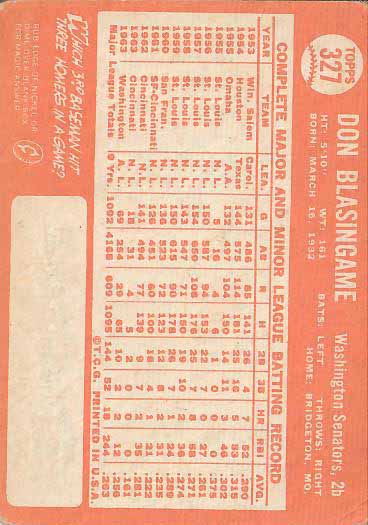 1964 Don  Blasingame