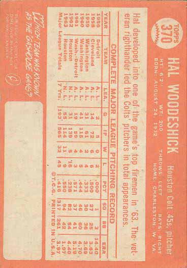 1964 Hal  Woodeshick