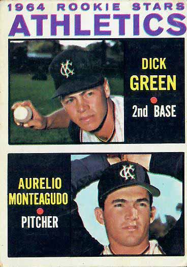 1964 Athletics  Rookies - Dick Green / Aurelio Monteagudo