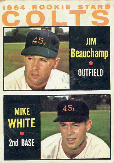 1964 Colts  Rookies Jim Beauchamp / Mike White