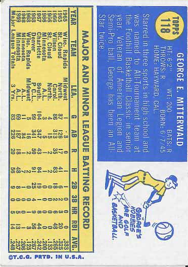 1970 George  Mitterwald