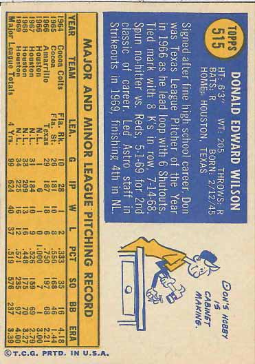 1970 Don  Wilson