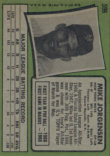 1971 Mike  Jorgensen