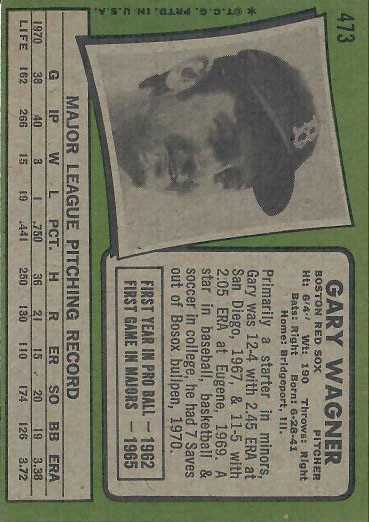 1971 Gary  Wagner