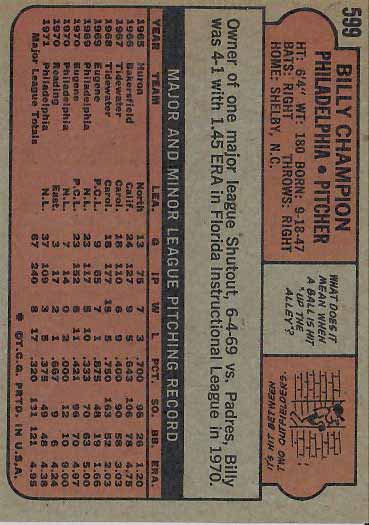 1972 Billy  Champion