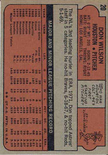 1972 Don  Wilson