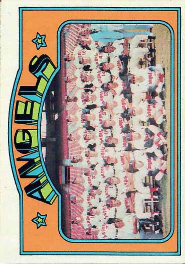 1972 California  Angels TC