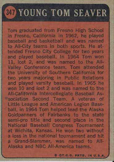 1972 Tom  Seaver BP