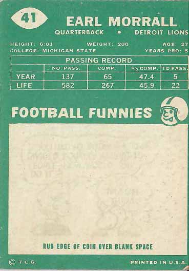 1960 Earl Morrall
