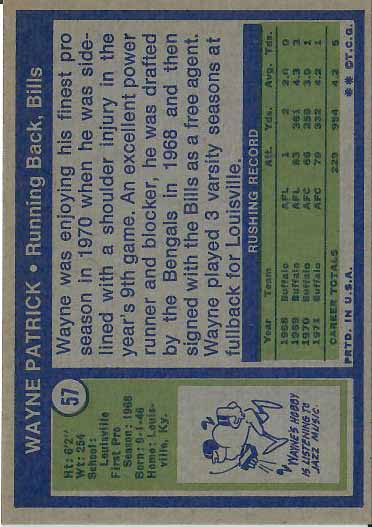 1972 Wayne Patrick