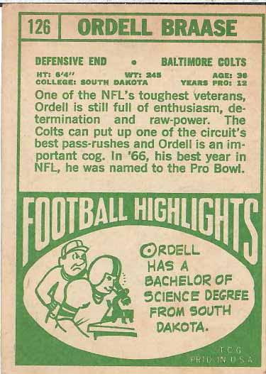 1968 Ordell Braase