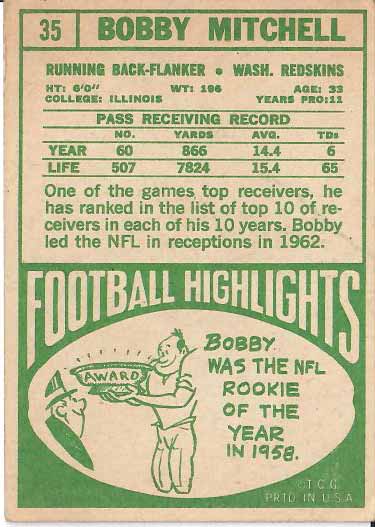 1968 Bobby Mitchell