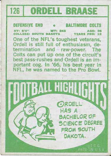 1968 Ordell Braase