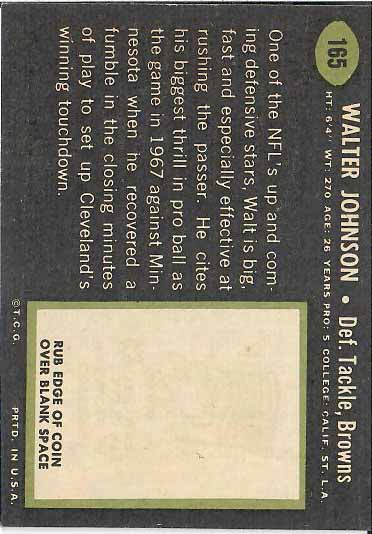 1969 Walter Johnson
