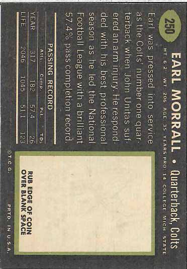 1969 Earl Morrall