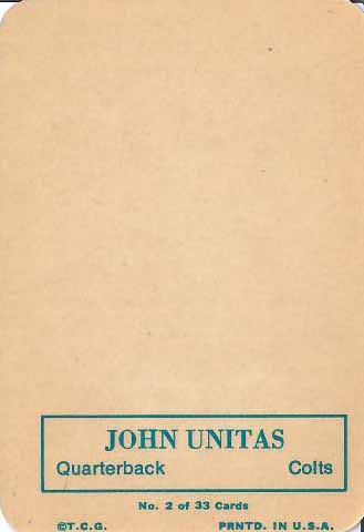 1970 John Unitas