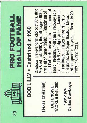1985 Bob  Lilly