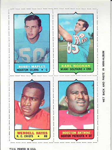 1969 Bobby,Karl,Wendell,Housto Maples,Noonan,Hayes,Antwine