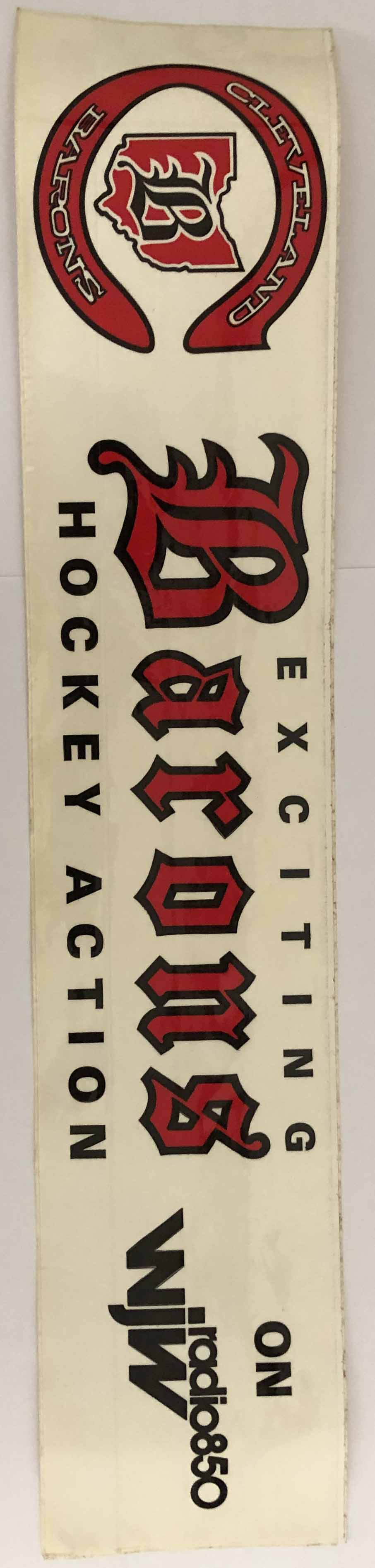 1976  Cleveland Barons Hockey