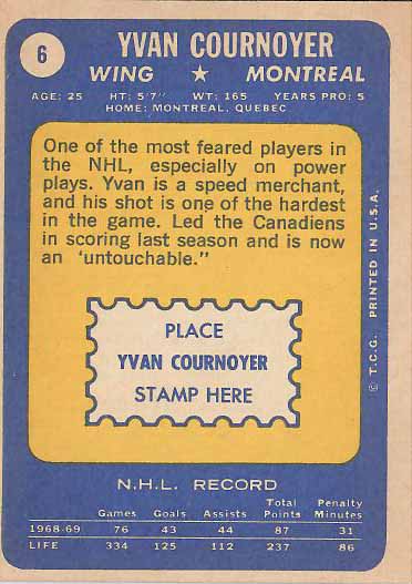 1969 Yvan Cournoyer