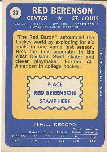 1969 Red Berenson
