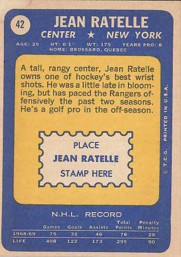 1969 Jean Ratelle