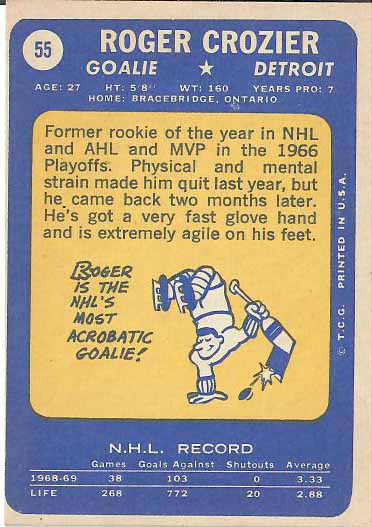 1969 Roger Crozier