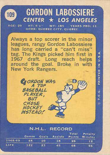 1969 Gordon Labossiere